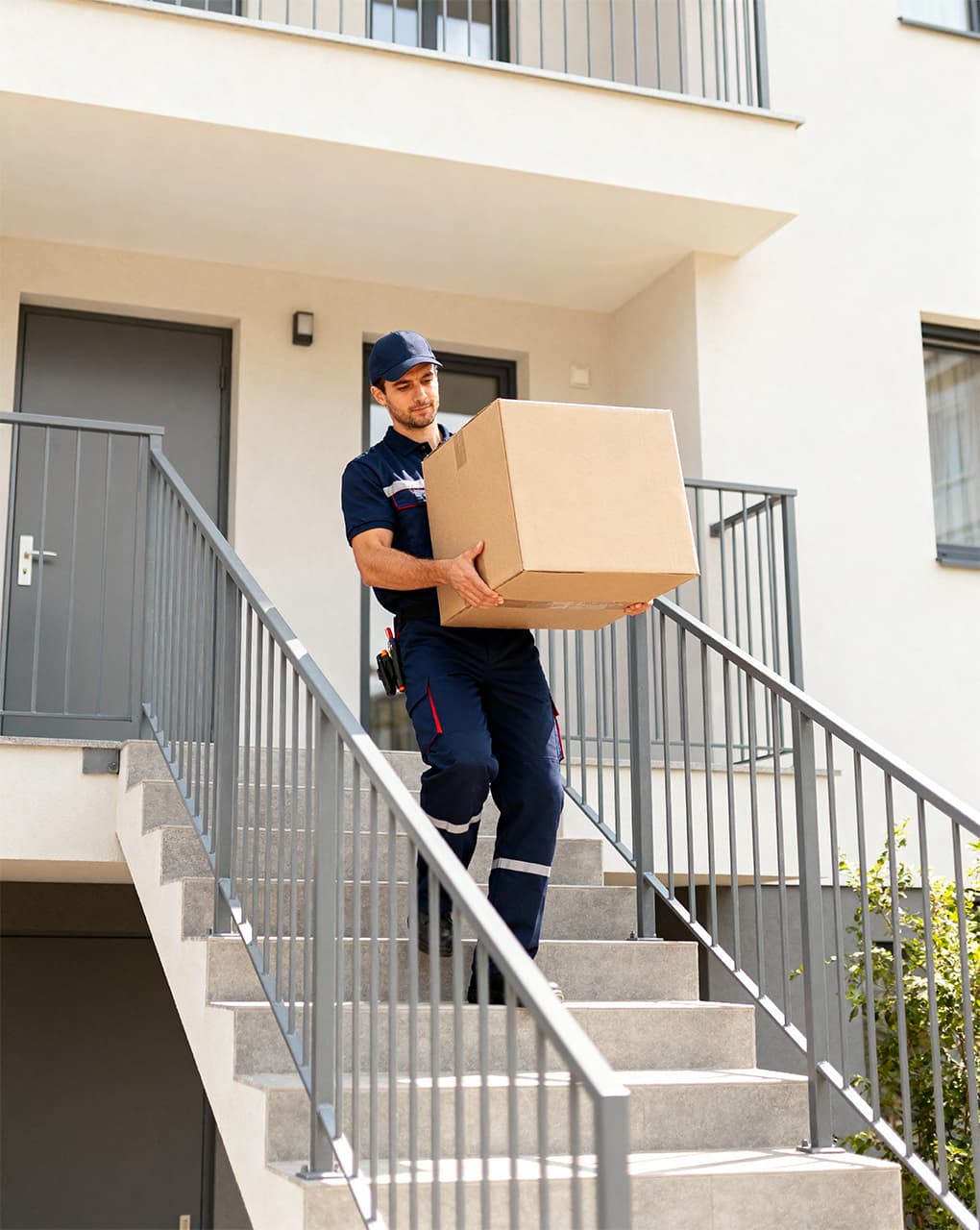 Mover With Packed Box