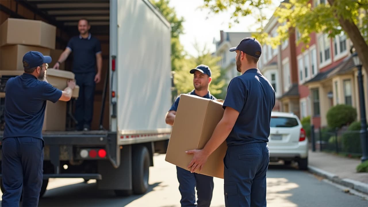 Movers Near Truck